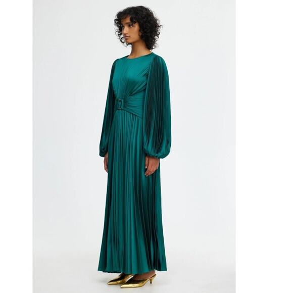 ACLER NORSEMAN MIDI DRESS MYRTLE GREEN - Picture 2 of 14